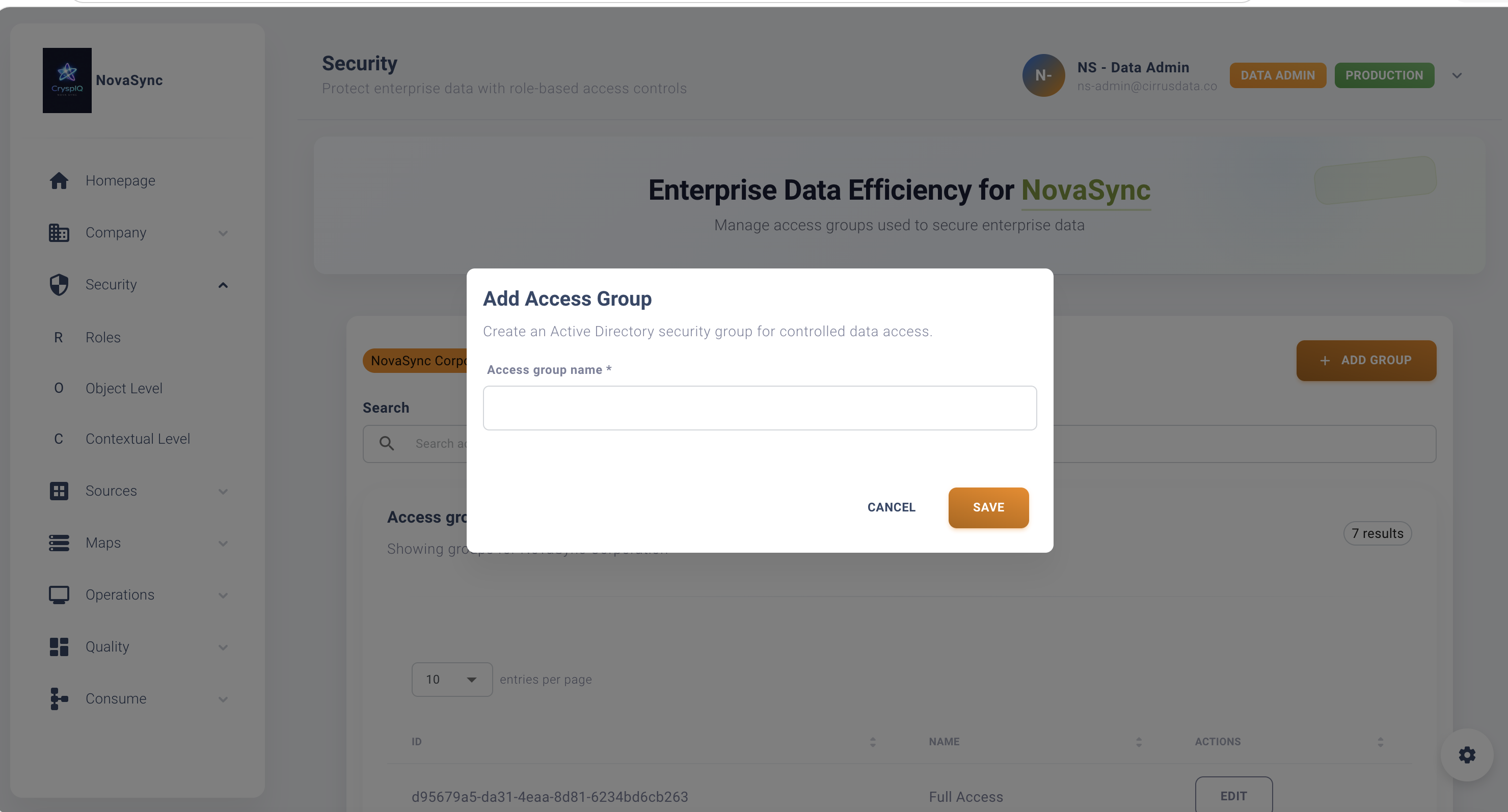 Add Security Group