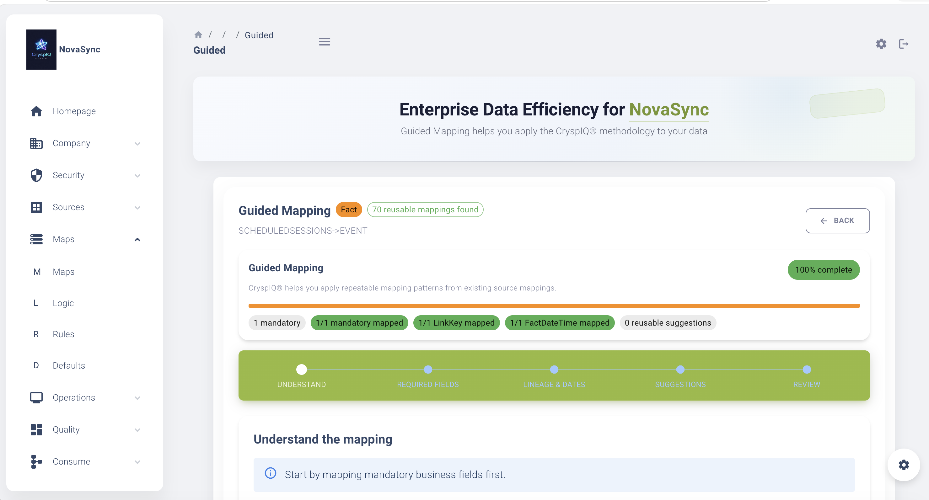 Create Message Map Wizard